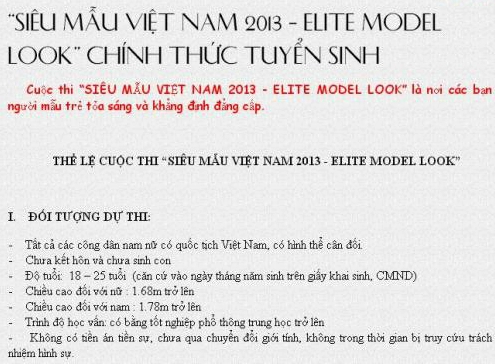 Cuộc thi siêu mẫu việt nam ngày một tẻ nhạt