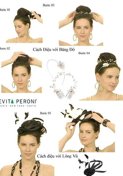 Đa dạng kiểu tóc với evita peroni