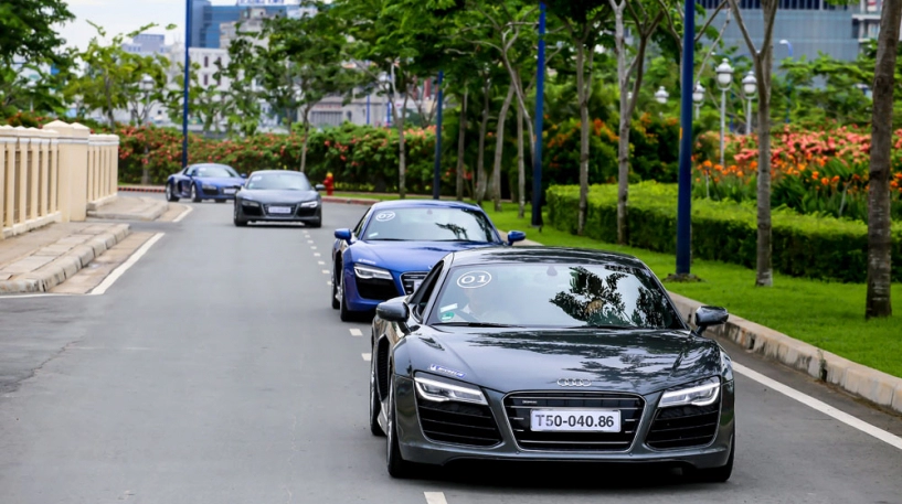 Dàn xe sang audi đã đổ bộ lên đảo phú quốc