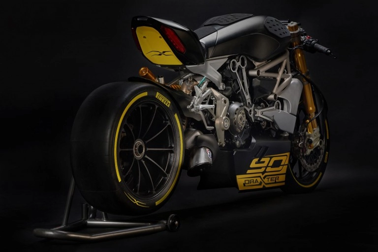 Ducati draxter concept phiên bản đua drag race của ducati xdiavel 2016