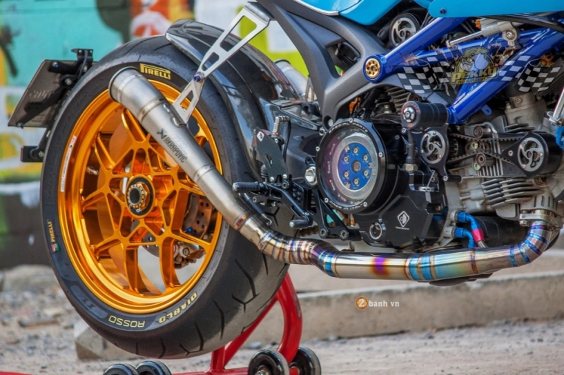 Ducati monster 796 lột xác đầy ngoạn mục với phiên bản cafe racer
