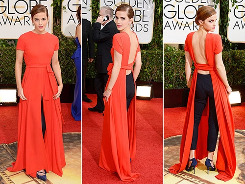 Emma watson chọn trang phục ngày càng già