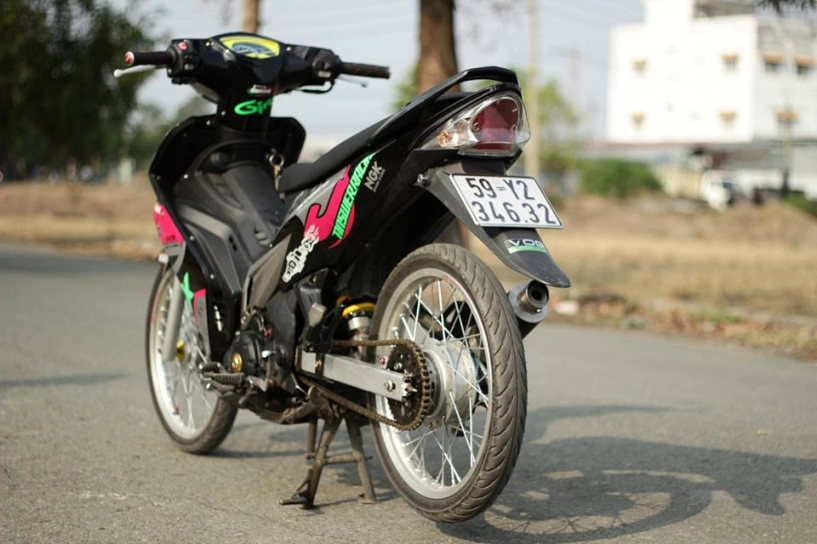 Exciter độ phong cách thể thao hầm hố