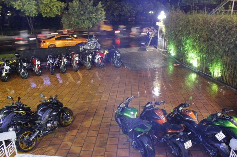 Hàng loạt motor pkl tụ họp mừng sinh nhật club motor việt nam club z1000 việt nam