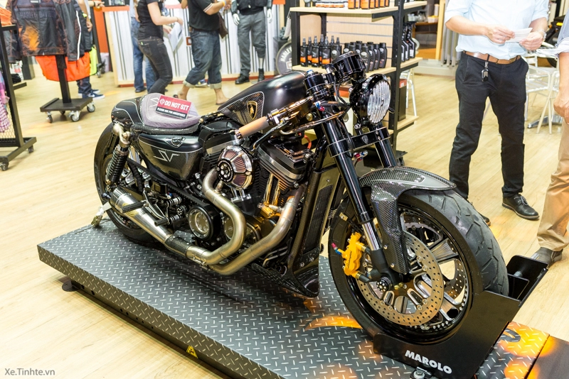 Harley-davidson 48 độ cafe racer tại bangkok motor show 2015