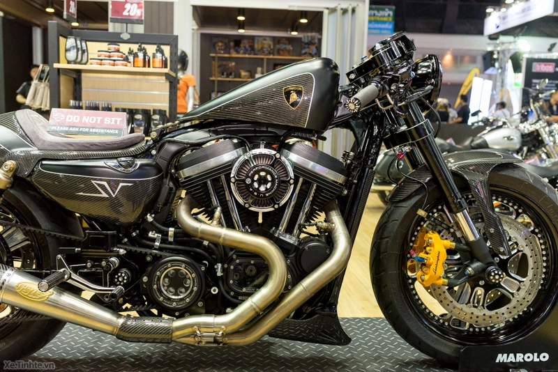 Harley-davidson 48 độ cafe racer tại bangkok motor show 2015