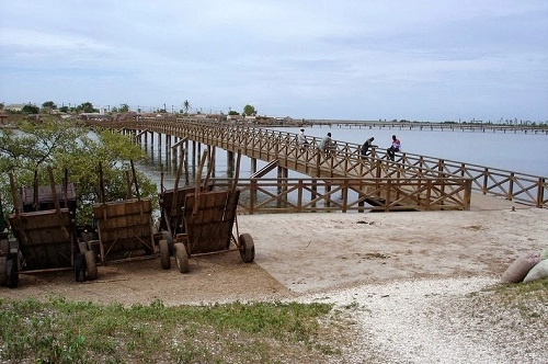 Hòn đảo vỏ sò trên vịnh senegal