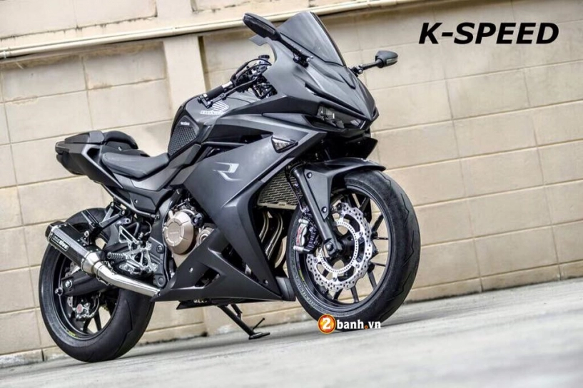 Honda cbr500r siêu ngầu trong phiên bản black blade