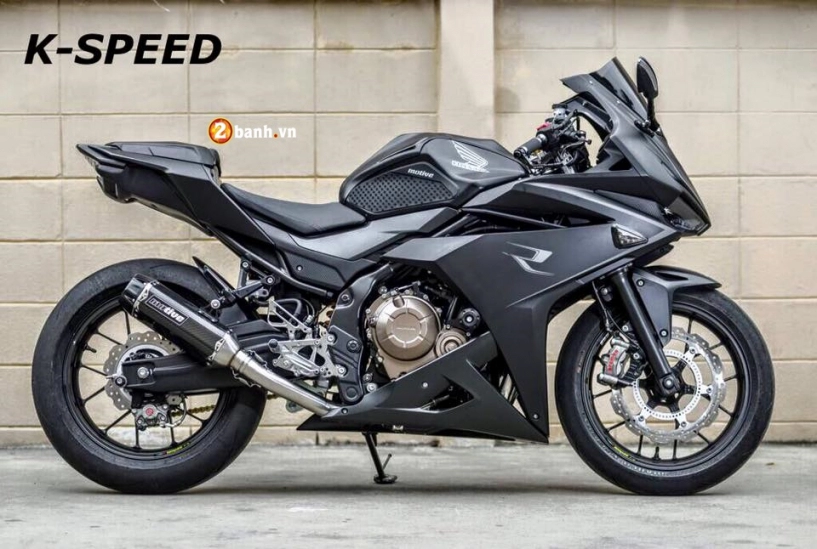 Honda cbr500r siêu ngầu trong phiên bản black blade