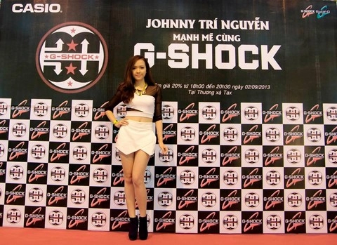 Johnny trí nguyễn chất cùng g-shock