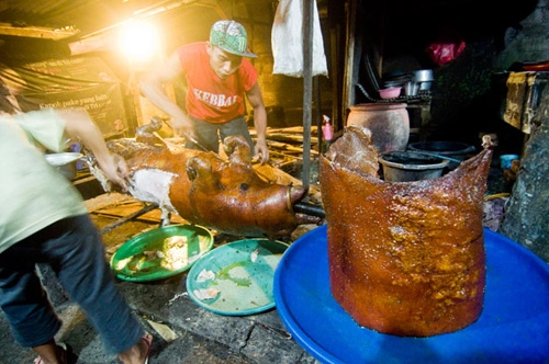 Lợn quay trứ danh ở đất nước không ăn thịt lợn