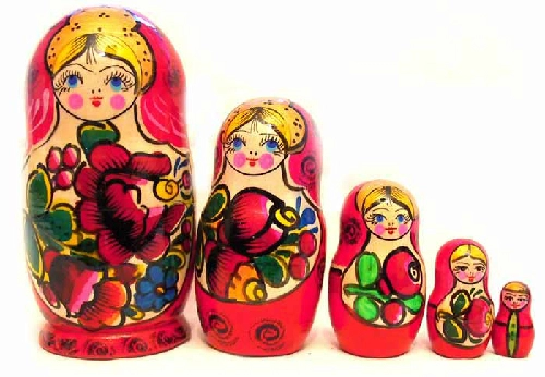 Matryoshka búp bê truyền thống của xứ sở bạch dương