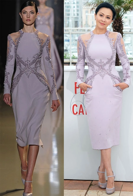 Mỹ nhân gốc hoa mê váy elie saab