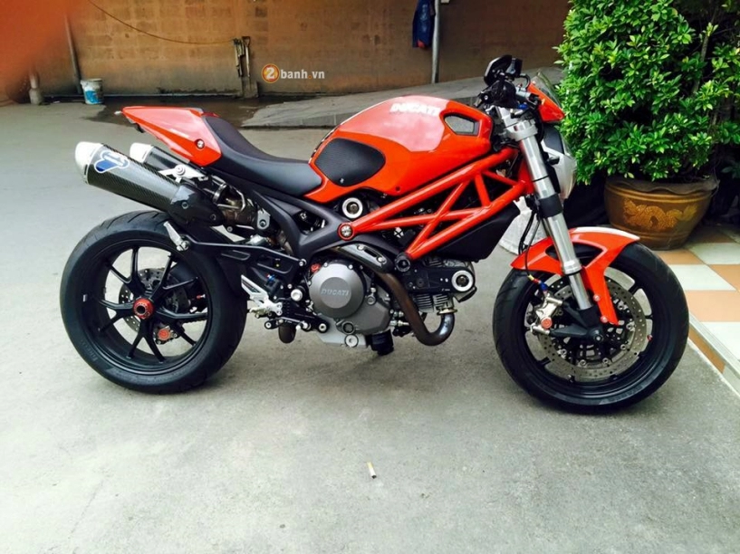 pkl ducati monster 796 độ chất với bề ngoài gần như nguyên bản