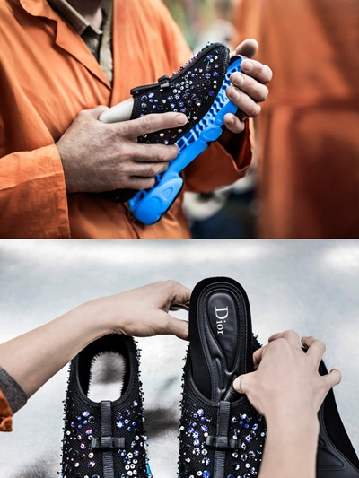 Quy trình sản xuất giày fusion sneakers của dior