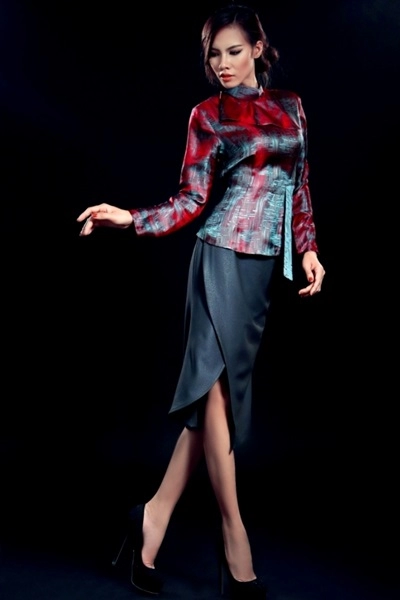 Quỳnh paris giới thiệu bst mới tại los angeles fashion week