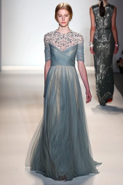 Sắc thu trong thiết kế của jenny packham