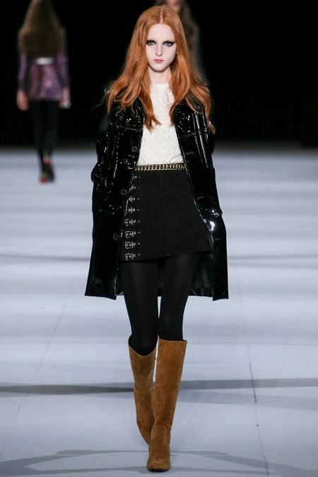 Saint laurent lăng xê mốt óng ánh