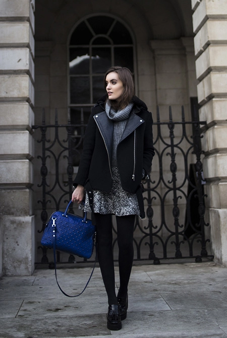 Style đen trắng hiện đại của blogger thời trang ireland tiếp