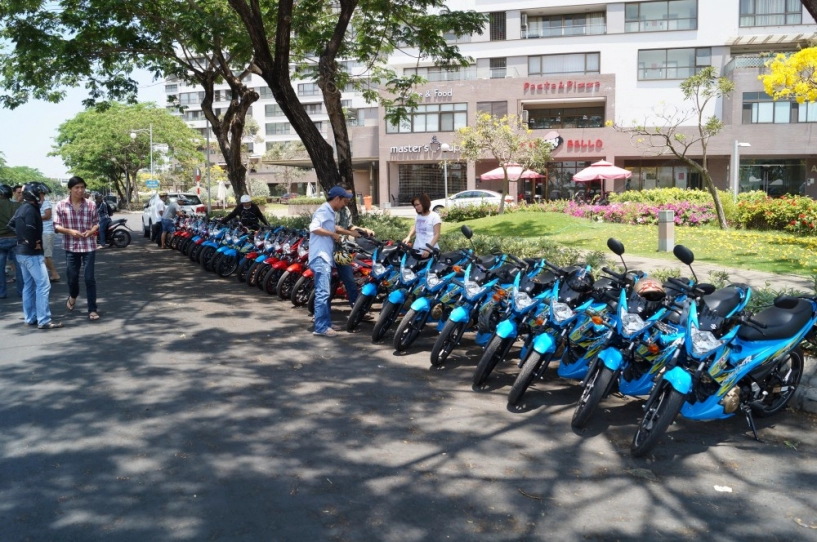 Suzuki raider offline cafe tại cầu saigon 