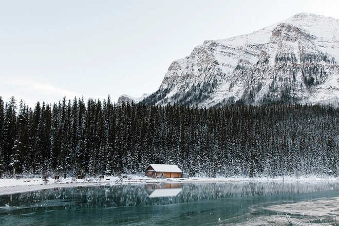 Thiên đường tuyết trắng ở canada