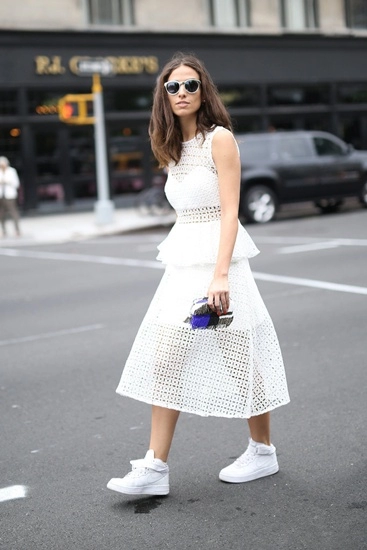 Tín đồ thời trang ở new york fashion week