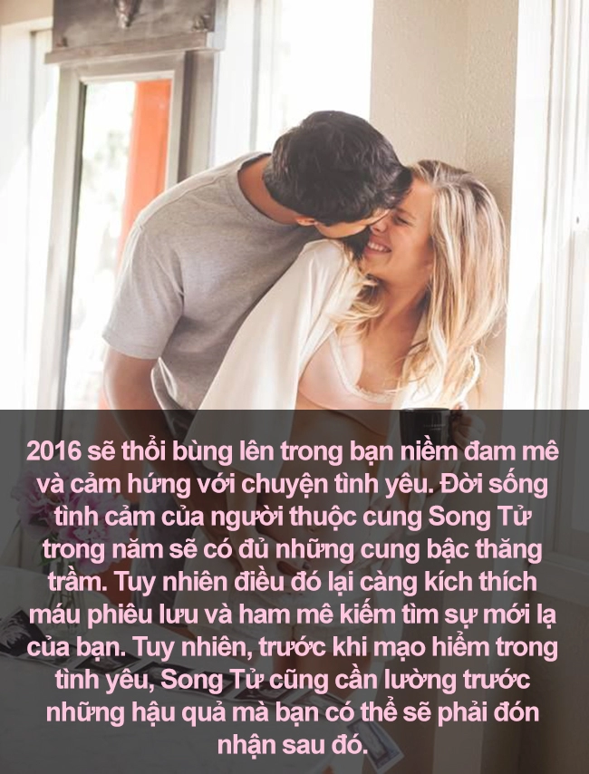 Tổng quan về tình duyên năm 2016 cho 12 cung hoàng đạo