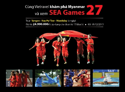 Tour khám phá myanmar kết hợp xem sea games 27