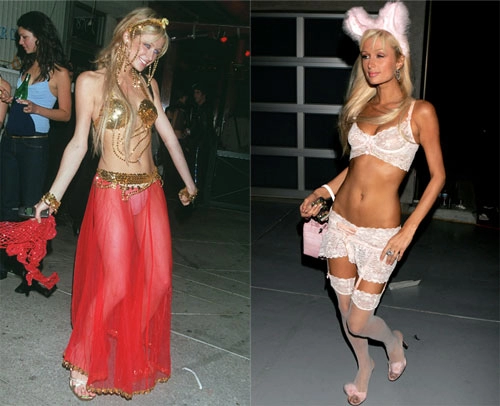 Trang phục nóng bỏng qua các mùa halloween của paris hilton