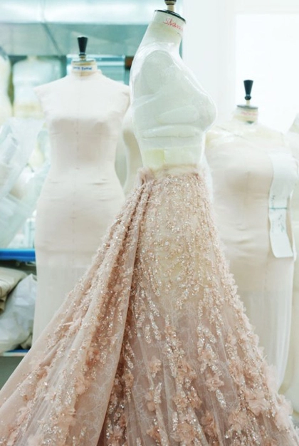 Xưởng may haute couture của elie saab tại beirut