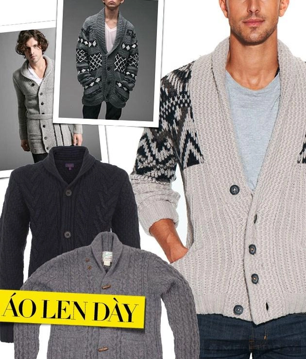 5 loại cardigan thông dụng và cách phối đồ