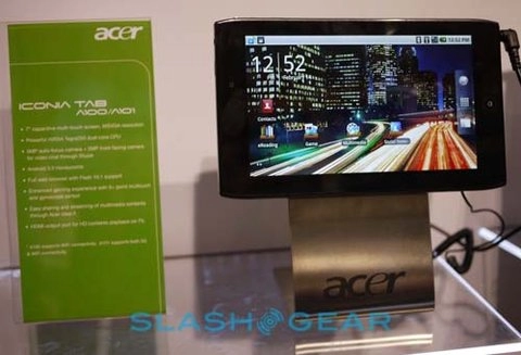 Acer iconia tab a100 bắt đầu bán giá từ 330 usd
