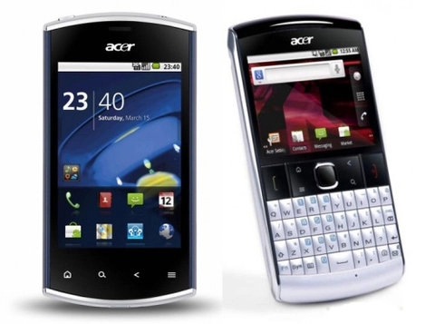 Acer ra hai di động android 22 tầm trung
