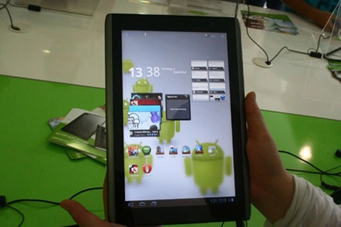 Acer sắp cho iconia tab a100 a500 lên android 40