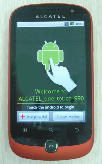 Alcatel ot 990 chạy android giá mềm