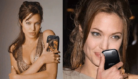 Angelina jolie thích palm pre hơn iphone