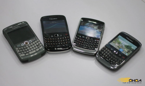 anh em blackberry curve hội ngộ