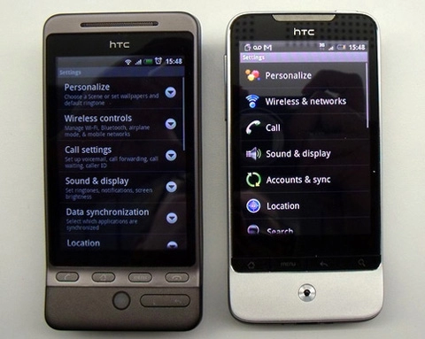 Anh em htc hero và legend