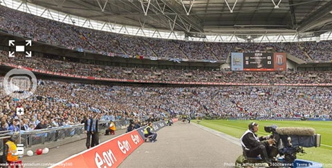 Ảnh panorama sân vận động wembley lớn nhất thế giới