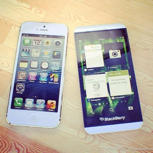 Ảnh thực tế blackberry x10 xuất hiện trên instagram