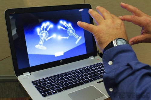 Ảnh thực tế hp envy 17 leap motion