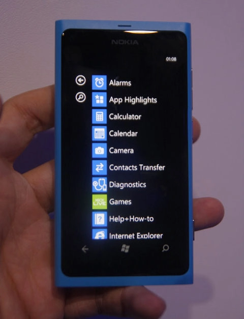 Ảnh thực tế nokia lumia 800