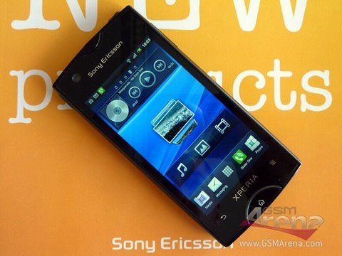 Ảnh thực tế sony ericsson st18i chạy android