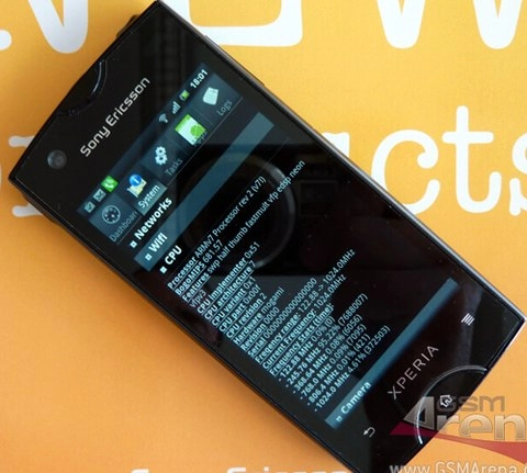 Ảnh thực tế sony ericsson st18i chạy android