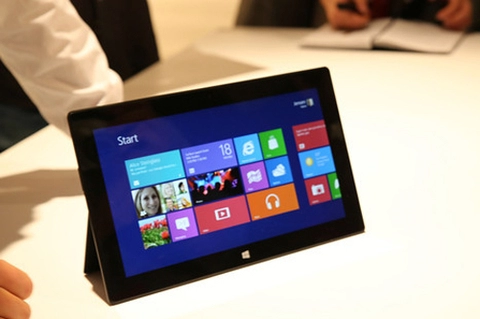 Ảnh thực tế tablet surface của microsoft