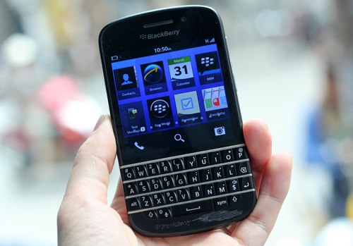 Ảnh thực tế về chiếc blackberry q10 ở việt nam