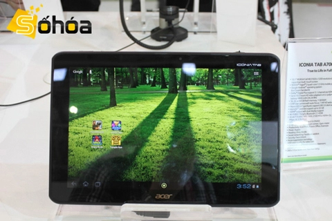 Ảnh video thực tế acer iconia tab a700