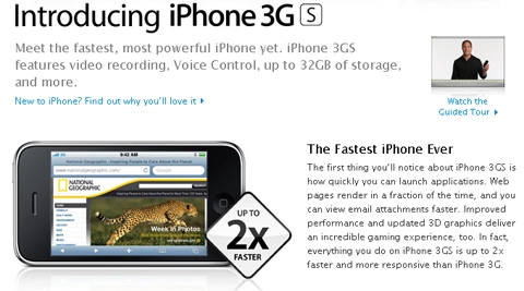 Apple gọi iphone 3gs thay 3g s