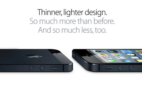 Apple nói hớ iphone 5 là smartphone mỏng nhất thế giới