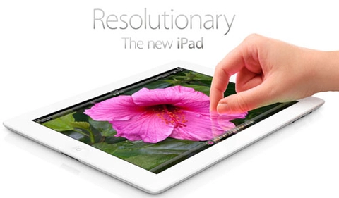 Apple tối ưu trang chủ cho màn hình ipad mới